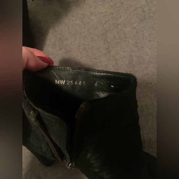 Black Cowhide Stuart Weitzman Booties - Picture 5 of 7